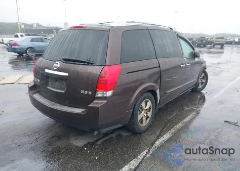2007 Nissan Quest 3.5 S из США, поврежденный, VIN 5N1BV28U77N141783